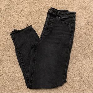 Vanilla Star Ripped Cheeky Straight Black Jeans